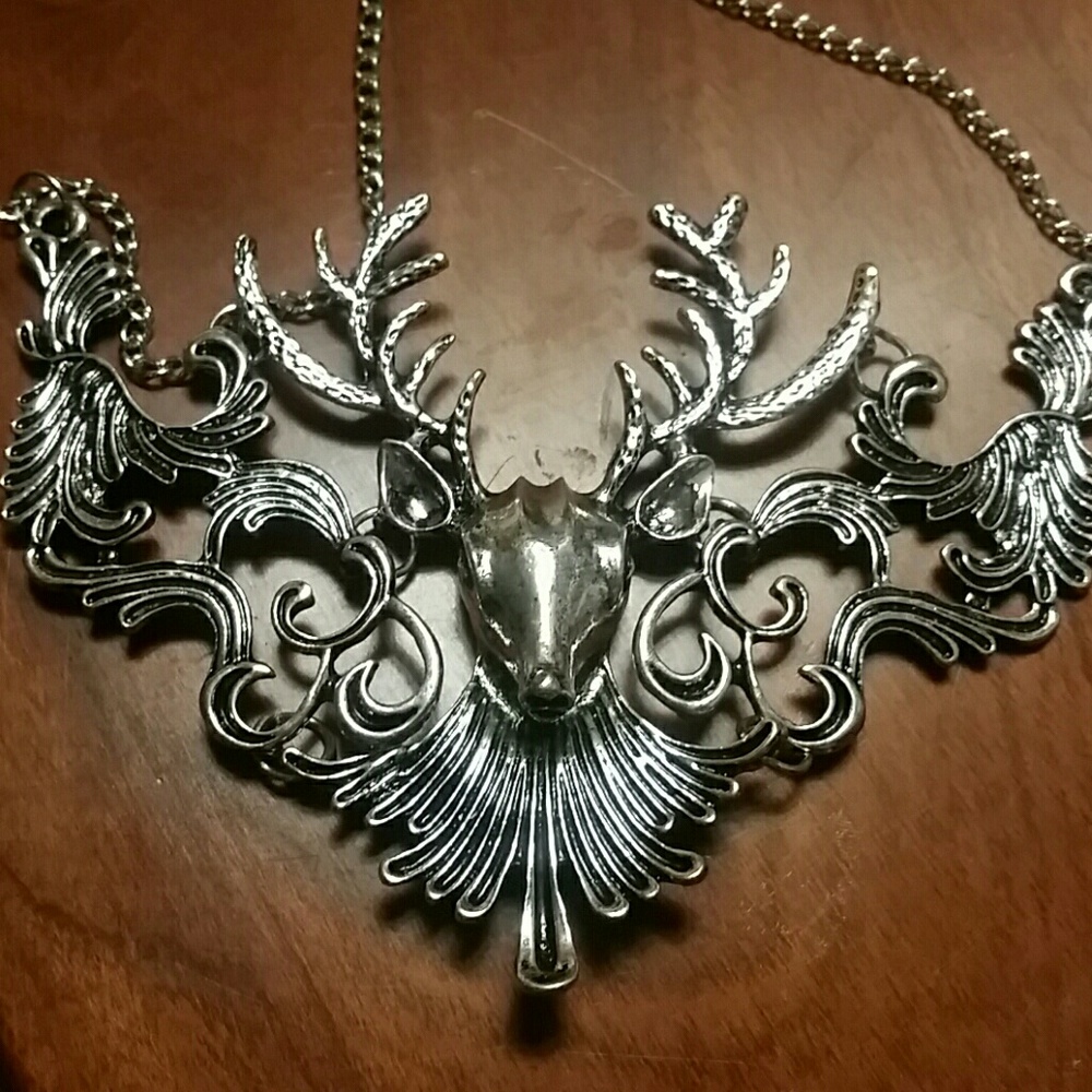 Stag necklace deer necklace GOT FINAL PRICE